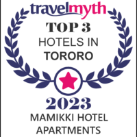 Travelmyth 2023 Awards & Badges MAMIKKI Hotel Apartments Top 3 Hotels in Tororo