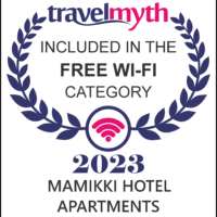 Travelmyth 2023 Awards & Badges MAMIKKI Hotel Apartments Top Hotels with Free Wifi in Tororo